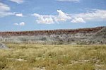 A view of the eastern rim from the floor of the Little Painted Desert.