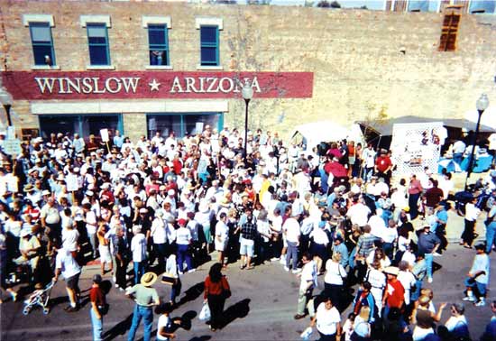 The Eagles Take It Easy Winslow Arizona Public Park Full T-Shirt