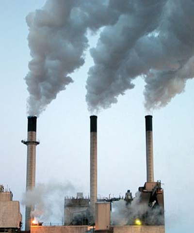 <i>USGS photo</i><br>
Coal-fired power plants emit billions of tons of toxic carbon dioxide (CO2) into the atmosphere each year. The Hopi Tribe recently approved exploratory drilling to potentially allow a controversial new method called Carbon Capture Sequestration (CCS) to store CO2 produced by nearby power plants underground on Hopi lands.