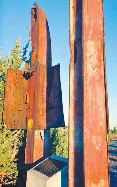 Todd Roth/NHO<BR>

The current 9-11 Memorial in Winslow will be moved from its current location to East End Park.