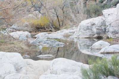 <i>Stan Bindell/NHO</i><br>
The Agua Fria River cascades through the monument it was named after.