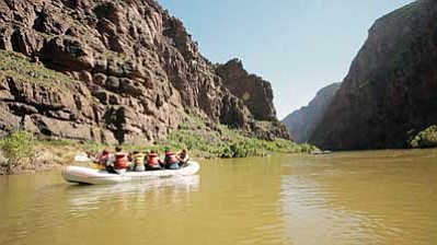 Rafting the Colorado River. <i>Photo courtesy of the Redford Center</i>