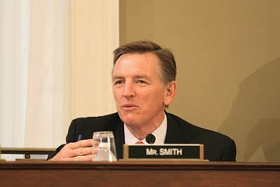 Rep. Paul Gosar, R-Prescott, urged the House Natural Resources Subcommittee to respond quickly to wildfires in light of the recent Yarnell Hill Fire deaths. Photo/Emilie Eaton