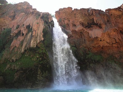 Supai Waterfall in the Grand Canyon. Loretta Yerian/WGCN