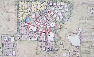 Navajo Nation Shopping Centers, Inc. plans to build an entertainment center, retail stores, cultural center and housing next to Twin Arrows Navajo Casino Resort over the next 10-12 years. Submitted photo