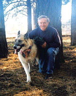 Jack and his handler, the self-proclaimed “man on the end of the leash,” Richard Gliebe.