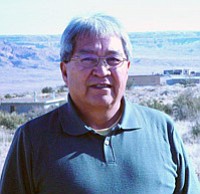 Hopi chairman candidate Valjean Joshevama Jr.
