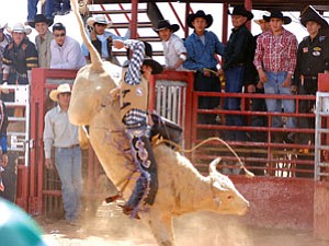 A total of 24 cowboys competed in the senior bull riding. Bulls were provided by Secody Bucking Bulls (Courtesy photo).