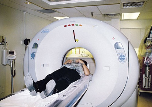The new CT (computed tomography) scanner in use at the Tuba City Regional Health Care Corp. (TCRHCC) radiology department.