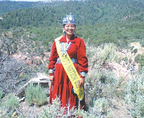 <i>Courtesy photo</i><br>
Miss Navajo Nation 2007-2008 Jonathea D. Tso, from Cove, Ariz.