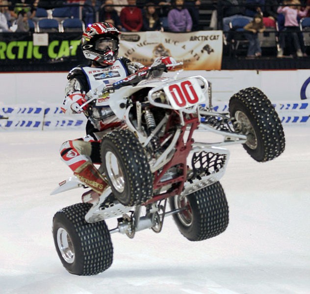 Courtesy Photo<br>
Racers will compete in the Extreme International Ice Racing at Tim’s Event Center Feb. 29 and March 1.