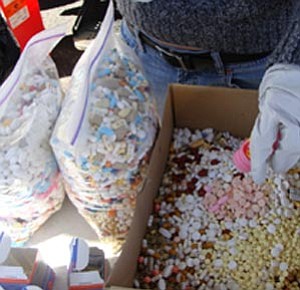 Yavapai County residents safely disposed of 473 pounds of unwanted medication during the Sept. 25 Dump the Drugs event sponsored by MATForce and local law enforcement.<br>
Photo courtesy MATForce