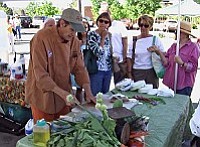Chef Demonstration - 8/7, 9:30am: Local chefs Kurt Jacobsen (Kurt's Main Street Café) and Alan McLean (Fork in the Road Bistro) offer delicious ways to cook up fresh market produce during the Sedona Farmer's Market. Airport Road at the overlook, Sedona. (928) 821-1133.