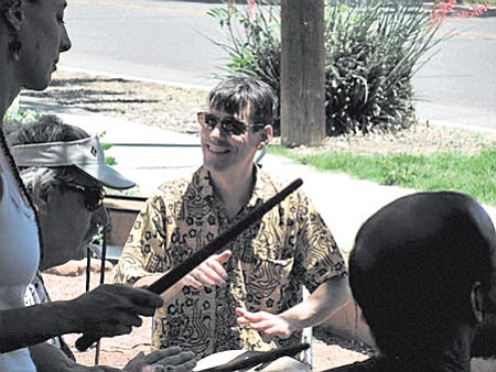 Arizona Dunun Ensemble is a musical group based in Cornville, specializing in West African drumming. The Ensemble is dedicated to learning traditional rhythms and songs which accompany the Djembe, or "Jebe Bara," which means Drum of Unity. 
