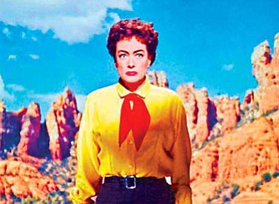 Joan Crawford, who brought her children to Sedona during the filming of Johnny Guitar.  Local girls remember playing with her children and a special birthday present.