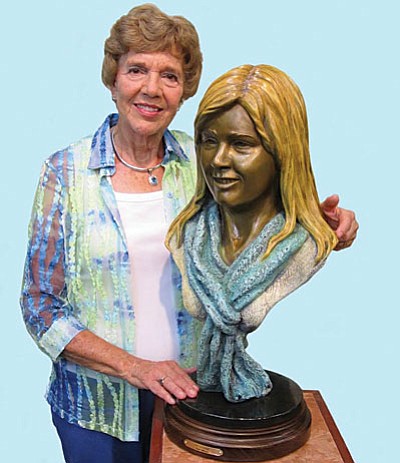 Ruth Wheaton will unveil the first casting of her first professional bronze sculpture: a little Navajo girl titled “Tsiinizin” (Anticipation).<br /><br /><!-- 1upcrlf2 -->