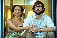 Maya Rudolph (left) as Verona and John Krasinski as Burt in Sam Mendes' Away We Go.<br>
Photo by François Duhamel