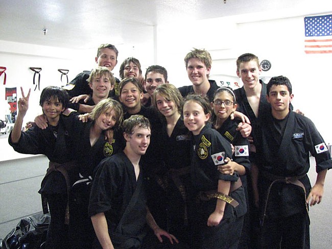 Courtesy Photo
All 14 students passed their preliminary testing and will go for their black belts on May 10.