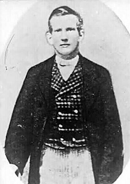Frank James at 28. Was this also mysterious Polk James?
