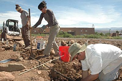 An acre of Negroamaro was planted on property owned by Yavapai Community College this week.