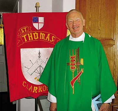 Courtesy photo<br /><br /><!-- 1upcrlf2 -->The Rev. Dr. Richard Mallory is now the priest at St. Thomas Episcopal Church in Clarkdale.