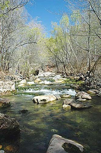 The Fossil Creek fishery is open Oct. 1 through April. 30.