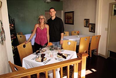 VVN/Philip Wright<br /><br /><!-- 1upcrlf2 -->Dining rooms are intimate in Abbie's Kitchen at 778 N. Main St. in Old Town Cottonwood. Abbie Ashford and her son Scott Ashford offer menu items that are prepared fresh each day.