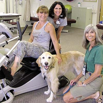 Pet Partners training course offered to benefit VVMC patients<br /><br /><!-- 1upcrlf2 -->March 11<br /><br /><!-- 1upcrlf2 -->Recognizing the healing benefits of animals, Verde Valley Medical Center (VVMC) developed the Pet Partners program, which offers patients special visits with therapy dogs. <br /><br /><!-- 1upcrlf2 -->The Delta Society Pet Partners is sponsoring a team training course for handlers to learn the skills needed to safely visit in hospitals, retirement and nursing homes, schools and other facilities. Successful completion of this course or the home-study training course is required for registration as a Pet Partner. <br /><br /><!-- 1upcrlf2 -->The next course is from 8:30 a.m.-5 p.m., in VVMC&#8217;s Conference Room C, 269 S. Candy Lane. The cost of the course is $75 and includes the Pet Partners Team Training Course Manual. <br /><br /><!-- 1upcrlf2 -->Additionally, VVMC is hosting 30-minute team evaluations by appointment, Sunday, March 25, in Conference Room A. The cost of the evaluation is $20.<br /><br /><!-- 1upcrlf2 -->To register for the two-day training, schedule an evaluation appointment or for more information, contact Dee Chadwick at (928) 284-5757 or by e-mail at chadee8@gmail.com.