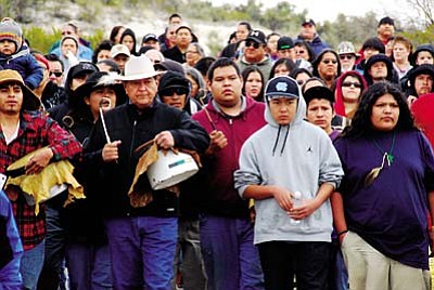 Yavapai-Apache Nation hosts Exodus Day Commemoration <br /><br /><!-- 1upcrlf2 -->Feb. 25<br /><br /><!-- 1upcrlf2 -->The Yavapai-Apache Nation will host its annual Exodus Day Commemoration Event at the Nation&#8217;s Veteran&#8217;s Memorial Park located below the Cliff Castle Casino. The event commemorates the forced removal of the Yavapai and Apache People from their homeland in 1876 and the subsequent return of approximately 200 members to their homeland beginning in the early 1900s. <br /><br /><!-- 1upcrlf2 -->The Yavapai-Apache Nation invites the public to join them during the commemoration event. <br /><br /><!-- 1upcrlf2 -->There will be a Spirit Run at 6 a.m. starting at the Junction of State Route 87 and 260. A private traditional blessing ceremony in Boynton Canyon is at sunrise.<br /><br /><!-- 1upcrlf2 -->At 8 a.m. Native American artist/food booths are set up at Veteran&#8217;s Memorial Park below the casino in Camp Verde. The Commemorative Walk and March begins at 10 a.m. A traditional luncheon that is free to the public is at noon, followed by the commemorative ceremony and entertainment. The Roger Wathagoma Band plays at 9 p.m. in the Dragonfly Lounge.<br /><br /><!-- 1upcrlf2 -->For additional information regarding any of the days events, contact the Yavapai-Apache Nation Public Relations Office at (928) 567-1006 or (928) 567-1071.