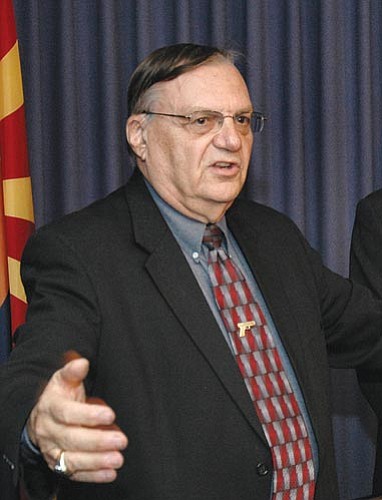 Maricopa County Sheriff Joe Arpaio (Capitol Media Services file photo by Howard Fischer)