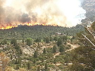 As of Wednesday morning, the deadly Yarnell Hill Fire was 8 percent contained. Courtesy  photo<br /><br /><!-- 1upcrlf2 -->