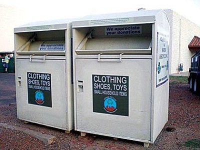 Two new Clothing/Textile bins are now located behind Weber’s IGA, offering Villagers another way to reduce waste and help others.