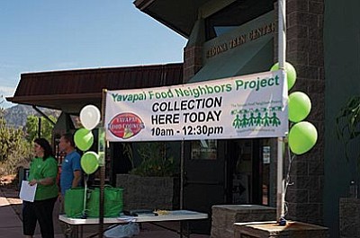 The next Collection Day for bringing in those beautiful bright green Project bags full of healthy food donations is scheduled for Oct. 12 with collection sites at both the Sedona YMCA and the VOC