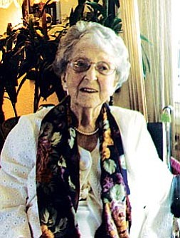 Obituary: Helen Elizabeth 'Betty' Hawk Townley 1907-2013 | The Verde ...