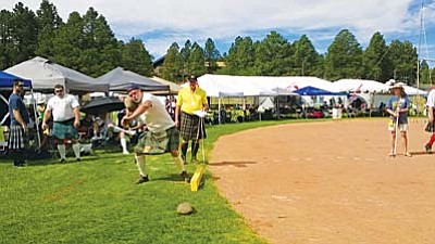 Braemar Stone Masters Competition Flagstaff Highland Games July 20,2014