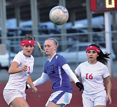 Mingus beat Prescott after losing a 2-1 game to Arcadia High School. The Marauders, who play Thursday at home against Northwest Christian,  are now  1-1 on the season. VVN/Vyto Starinskas