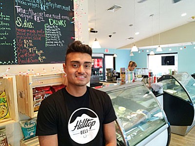Hilltop Deli opens a second location at the former Tropical Dreams Ice Cream shop in Cottonwood. Owner Steve Lucero credits his family and staff for turning his dream into a reality. (VVN/Tom Tracey)