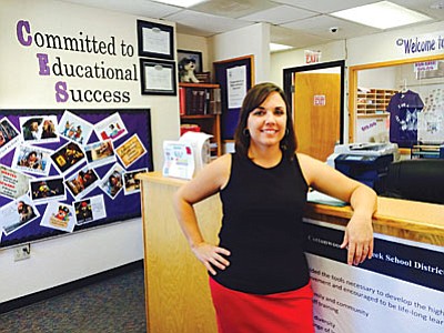 Cottonwood-Oak Creek Culture Specialist Jessica Vocca was recently named principal of Cottonwood Elementary School. Vocca will replace Jason Douvikas, who will become principal at South Verde High School in Camp Verde. (Photo by Vyto Starinskas)