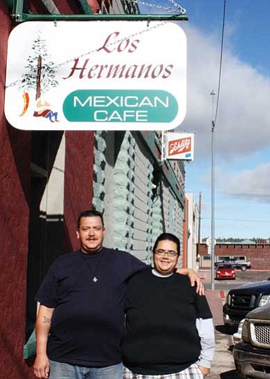 Clara Beard/WGCN<br>

Cisco and Doni Leonet are ready to serve you some “gramma style” Mexican fare at Los Hermanos in downtown Williams.