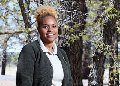 Danelle Harrison, the Kaibab National Forest’s new Williams District Ranger, hopes to establish positive relationships with local community members. Ryan Williams/WGCN