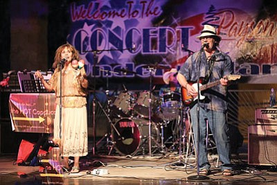 John Carpino and the Hot Cappuccinos will perform during the Wild West Weekend in Williams June 19-20. Submitted photos