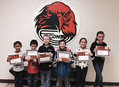 The Williams Elementary November Students of the Month are Nishi Patel, Arturo Martinez, Jack Dent, Ryan Fowler, Leilahni Mackay and Riley McNelly. Submitted photo