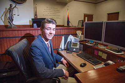 Williams Justice and Municipal Court welcomes fourth student intern
