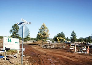 Roadwork continues at Highland Meadows North. Work on the 105-lot subdivision¹s infrastructure is expected to be completed by May.