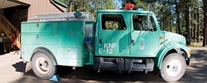 Crews with the Kaibab National Forest keep their fire engines equipped with all the tools they need to battle fires on the national forest.