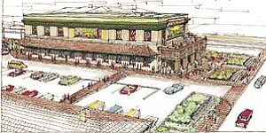 The new layout for the proposed 3-D theater will position the building toward Grand Canyon Boulevard, between the entrance to the Williams-Forest Service Visitor Center and the entrance to the Grand Canyon Railway.