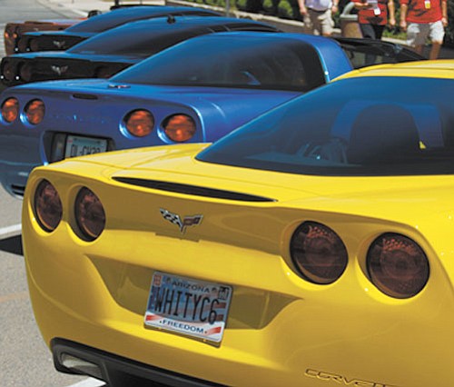 <br>Photos by Patrick Whitehurst/WGCN<br>
Corvettes of all makes and models made their way into Williams on their trip from Kingman to Flagstaff.