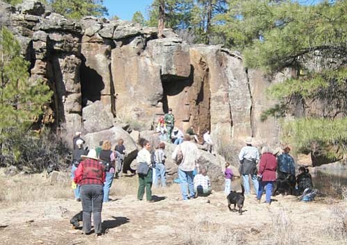 <br>Submitted photo<br>
A number of free programs will be offered in March to celebrate Archaeology Month, including hikes to the Keyhole Sink Petroglyph site.