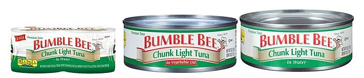 Bumble Bee is recalling 31,579 cases of canned chunk light tuna. Look for a can code that starts with “T.”