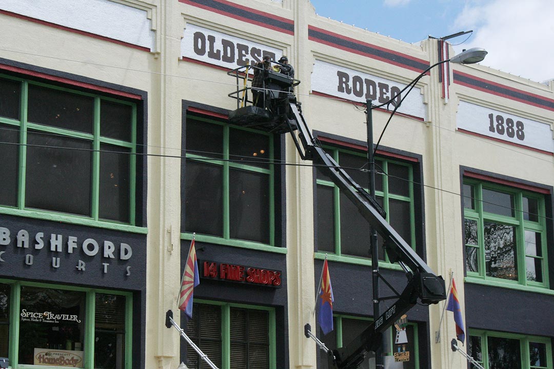 ‘World’s Oldest Rodeo’ Prescott's BashfordBurmister buildings receive
